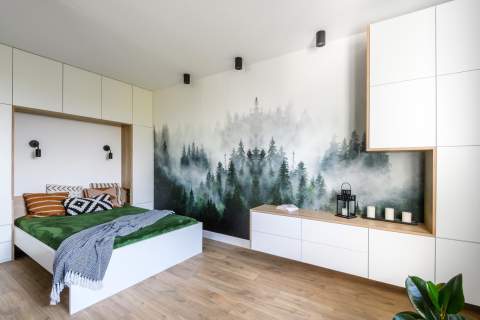 Przestronne studio 35,5 m z tarasem Służewiec, Warszawa