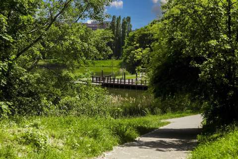10 min piechotą od Parku Szczęśliwickiego