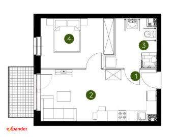 Mieszkanie na Prądniku Białym 40m2 582 tys.