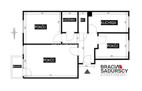 3 pokojowe, 45m2, okolice krowoderskich Zuchów