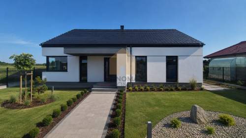 Nowoczesny Dom Parterowy Duża Działka 1300 m2