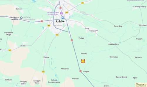 Sprzedam 3 działki budowlane w Jeziorach k. Łukowa
