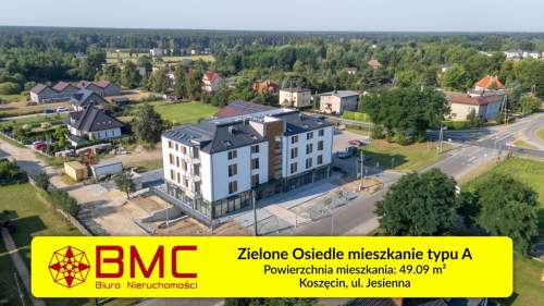Nowe mieszkanie 49m2 A3 Koszęcin Zielone Osiedle
