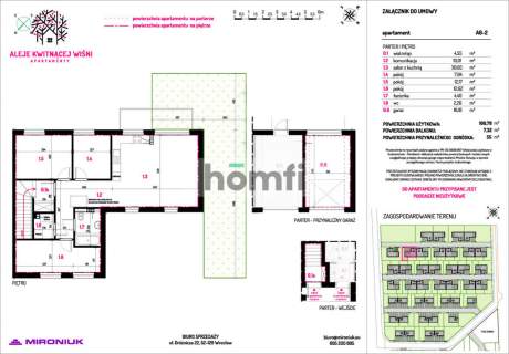 100m apartament z ogrodem i garażem, Siechnice