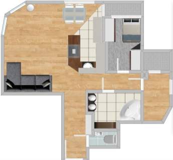 3 pokoje, 75 m2, balkon, komórka, garaż - KEN 36