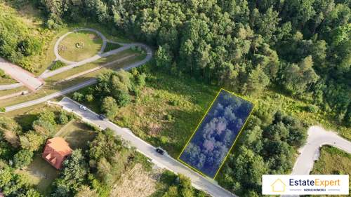 Działka budowlana przy ścianie lasu 962 m2 w Bilczy, gm. Morawica