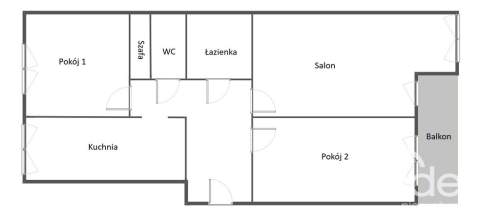 3 pokoje, balkon, spółdzielcze własnościowe