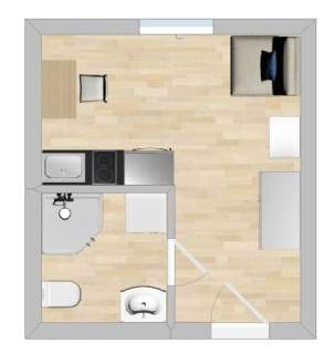 Targowa 55, Śródmieście, przytulne studio