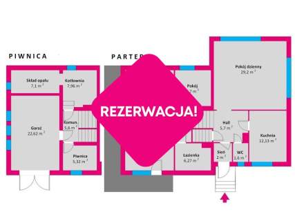Dom na widokowej działce 21,48 ar Garaż Gaz