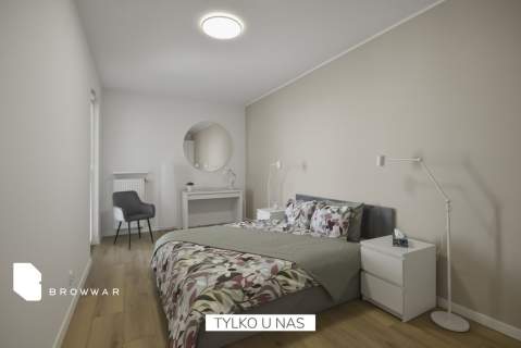 Nowoczesny apartament, 2 pokoje z balkonem