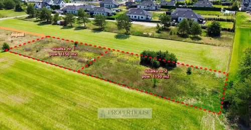Prawiedniki Wyjątkowe działki 1150 m2 pod lasem - idealne wymiary...