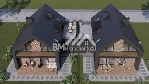 Nowoczesne osiedle w lesie, domy 155 m2