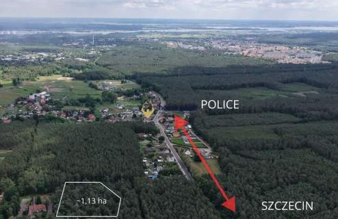 Działka dla dewelopera w otulinie lasu 