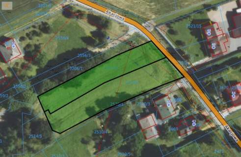 Działka mieszkaniowo-usługowa 2 397 m2 blisko Zatora