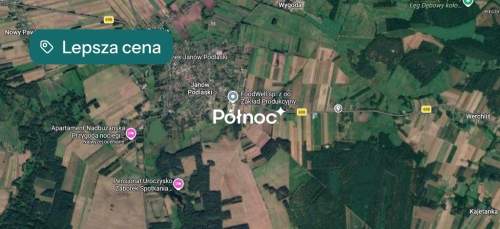 2 działki z WZ 1205 m Janów Podlaski