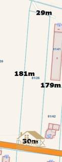 Duża działka 5283 m z rozpoczętą budową