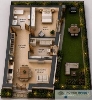 Ogródek 80m2 0 prowizji 3stronna ekspozycja