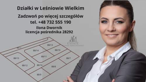 Na sprzedaż działka budowlana z WZ Leśniów Wielki
