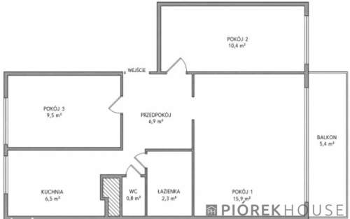 3-pokojowe mieszkanie na Ursynowie