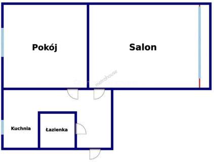 Na sprzedaż 2 pokojowe mieszkanie na Dąbrowie