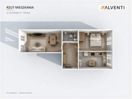 62,79 m2 w kamienicy Ołbin 2 pokoje