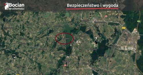 Uzbrojona, płaska działka budowlana - Warzenko