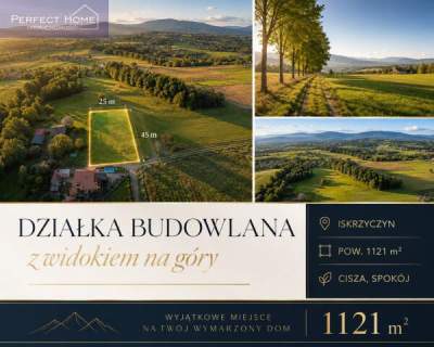 Wymarzone miejsce na dom Góry, cisza, słońce Iskrzyczyn