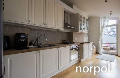 Stylowy apartament z jedną sypialnią i tarasem w centrum Kazimierza