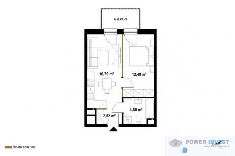 Mieszkanie na sprzedaż, 36,6 m2, Czeladź
