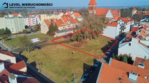 Działki, Pasłęk, starówka