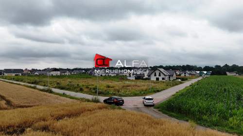 Działka budowlana 1000 m2 - Pszenno, spokojne osiedle domów