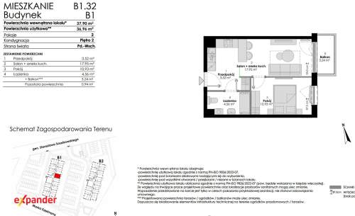 PROMOCJA 2 pokoje, balkon, miejsce, komórka
