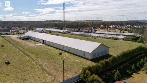 Działka prod-usług 1,48 ha plus hala 1250 m2