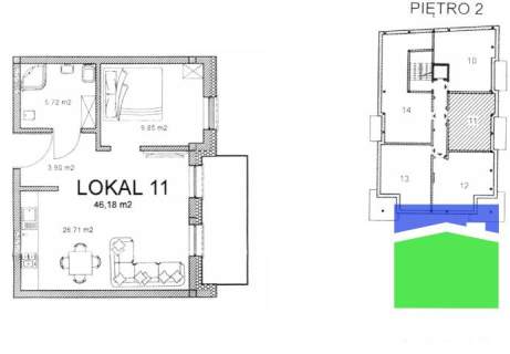 Pabianice - lokal 48,18 m2 ul. Warszawska