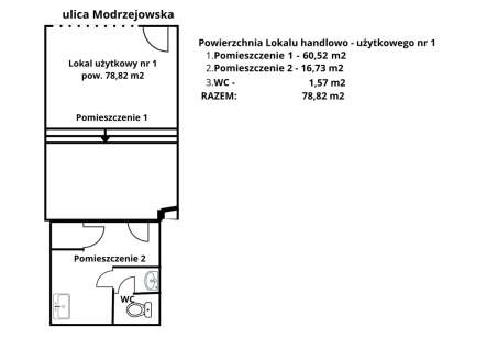 Lokal handlowo usługowy 79m2 ul. Modrzejowska 22