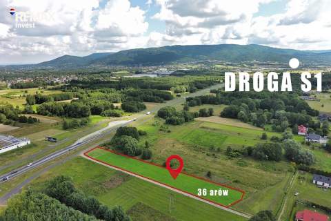 Działka usługowa Buczkowice k/Szczyrku