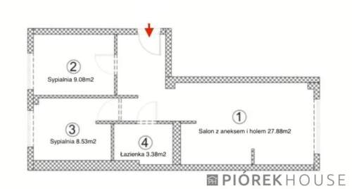 3-pokojowe mieszkanie na Woli