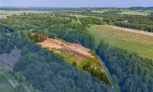 Pierwszy z czternastu nowych domów w Biskupicach