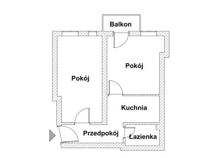 Słoneczne 2 pokoje z balkonem , kamienica po remoncie