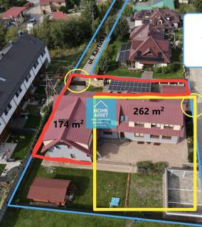 Przestrzeń biurowa lub mieszkalna dla firmy.