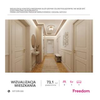Mieszkanie 73,1 m z widokiem na jezioro Niegocin