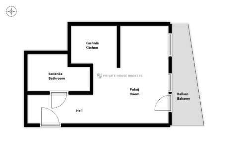 Studio 28m2 z osobnym łóżkiem Os. KRK Stańczyka