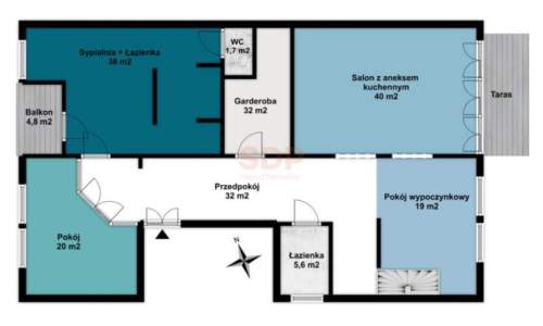 Komfortowy apartament willowy premium z tarasem i widokiem na...
