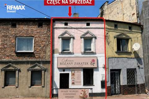 50% kamienicy 2 lokale centrum Zawiercia