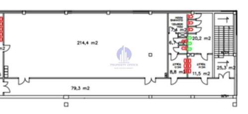 Praga Północ lokal biurowo-usługowy 265,43 m2 do wynajęcia