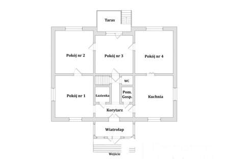 Dom 110m2 z działką 3700 m2 Janinów 4 pokoje