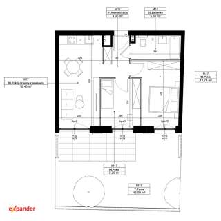 Apartament z ogródkiem 46 m2 - Blisko MTP - Jeżyce