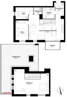 GOTOWY DO ODBIORU Penthouse z zielonym tarasem obok Parku Śląskiego