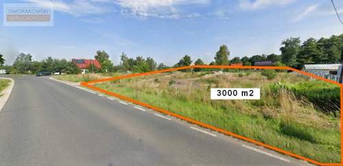 Działka budowlana 3000 m Oleśniczka Długołęka