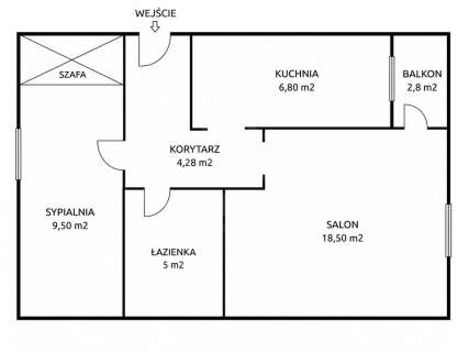 Wyjątkowe, zadbane 2 pokojowe mieszkanie z loggią